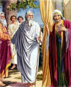 Prophetess Sarah and the angels