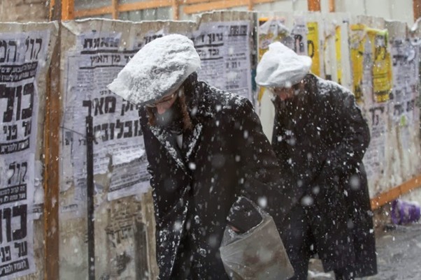 Snow in Israel - a Garden of Eden
